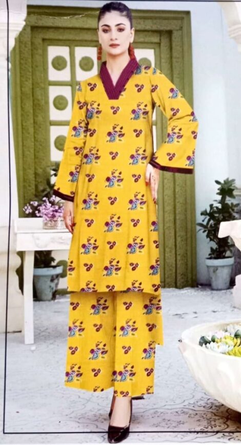 RUPAS 2 Piece Printed Khaddar