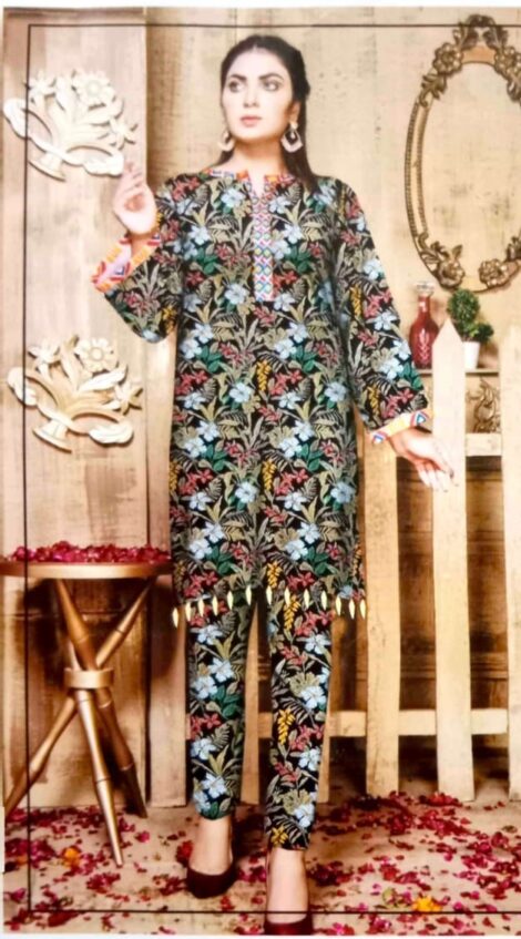 RUPAS 2 Piece Printed Khaddar