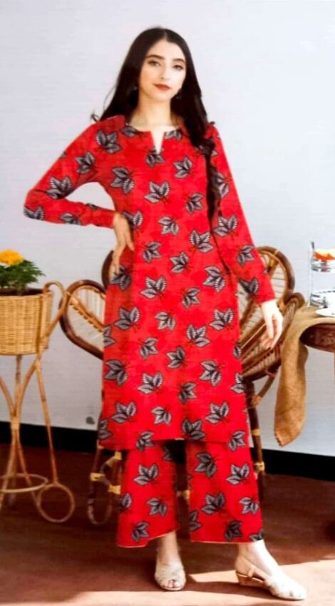 RUPAS 2 Piece Printed Khaddar