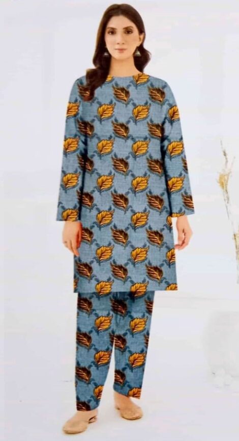 RUPAS 2 Piece Printed Khaddar