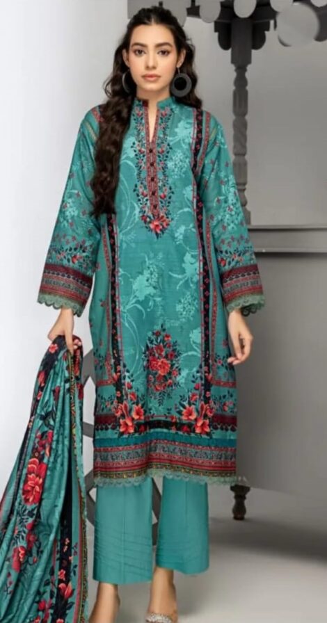 RANGREZA Printed Khaddar Suit